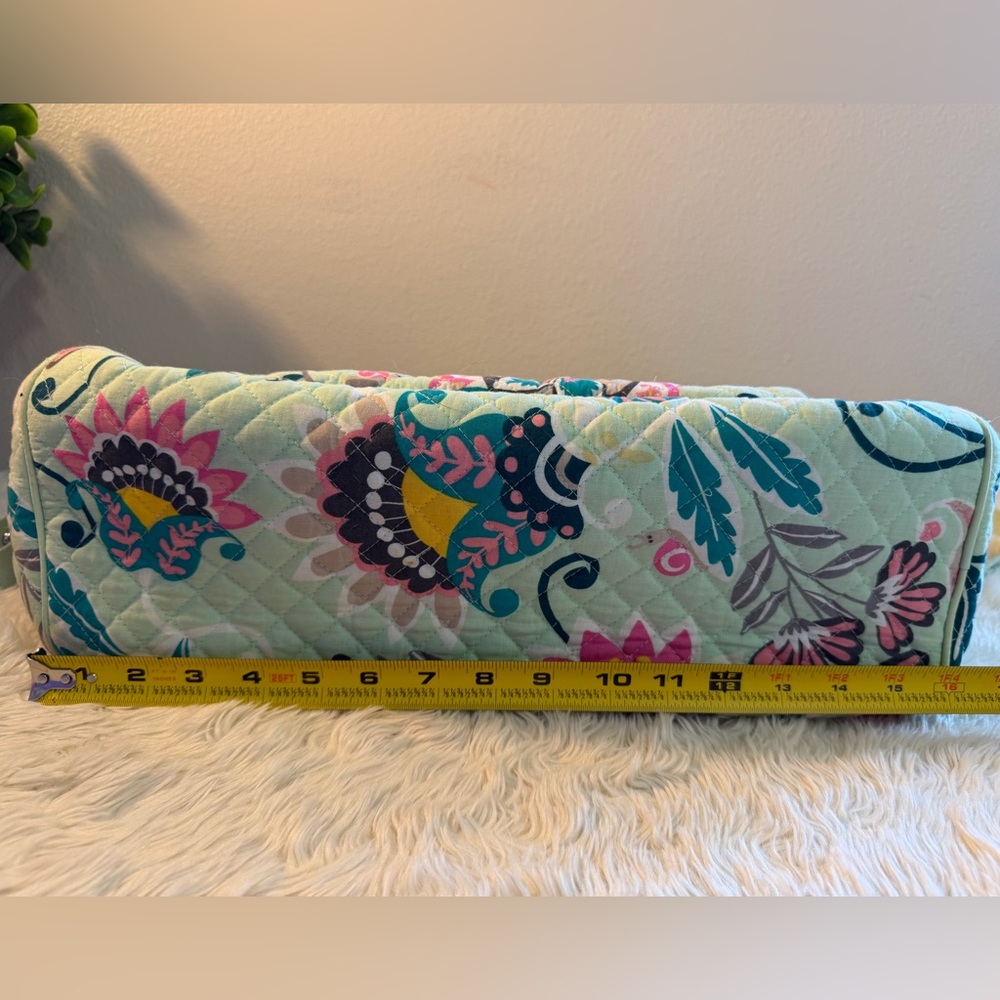 Vera Bradley Multicolor Floral Quilted Travel Bag - Picture 6 of 10